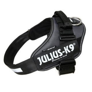 Julius K9 Peitoral Ergonómico Cinza para cães