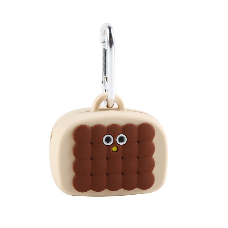 Gotoo Porta-sacos de silicone castanho para cães,  Imagem número 1 Gotoo Porta-sacos de silicone castanho para cães, , large Imagem número 1