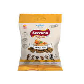 Mediterranean Natural Biscoitos Serrano Snacks de frango para cães