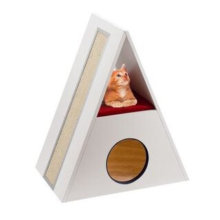 Ferplast Pirámide Merling Arranhador com cama para gatos