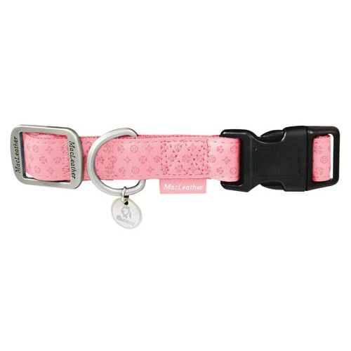 MacLeather collar para perro rosa Imagem n&uacute;mero 1