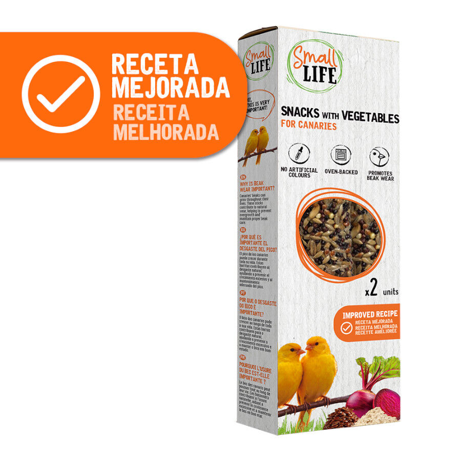 2 barritas Small Life Barritas Snack com Vegetais para can&aacute;rios, , large Imagem n&uacute;mero 2