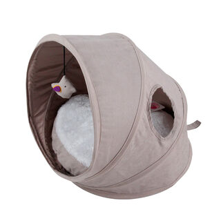 Catshion Pop cama alcofa cinzenta para gatos