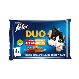 Felix Fantastic Duo Carne em Gelatina saqueta