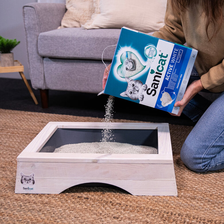 6 L Sanicat Clumping White Areia Aglomerante Branca para gatos,  Imagem número 4 6 L Sanicat Clumping White Areia Aglomerante Branca para gatos, , large Imagem número 4
