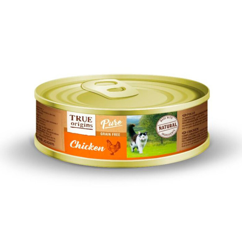True Origins Adult Pure Frango lata para gatos, , large image number null