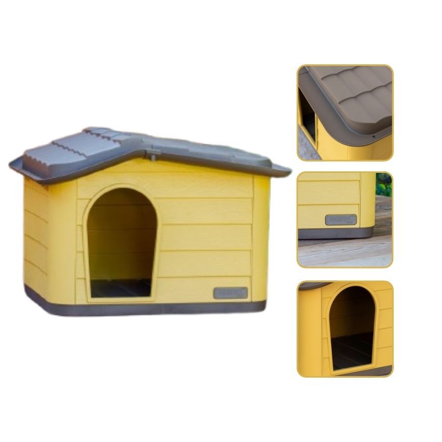 Nayeco Eco Line Casota desmont&aacute;vel na cor mel para c&atilde;es, , large Imagem n&uacute;mero 5