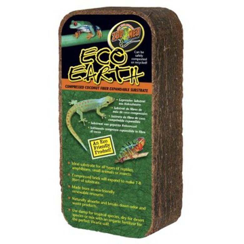 Zoo Med bloque 650 g fibra de coco para terrario image number null