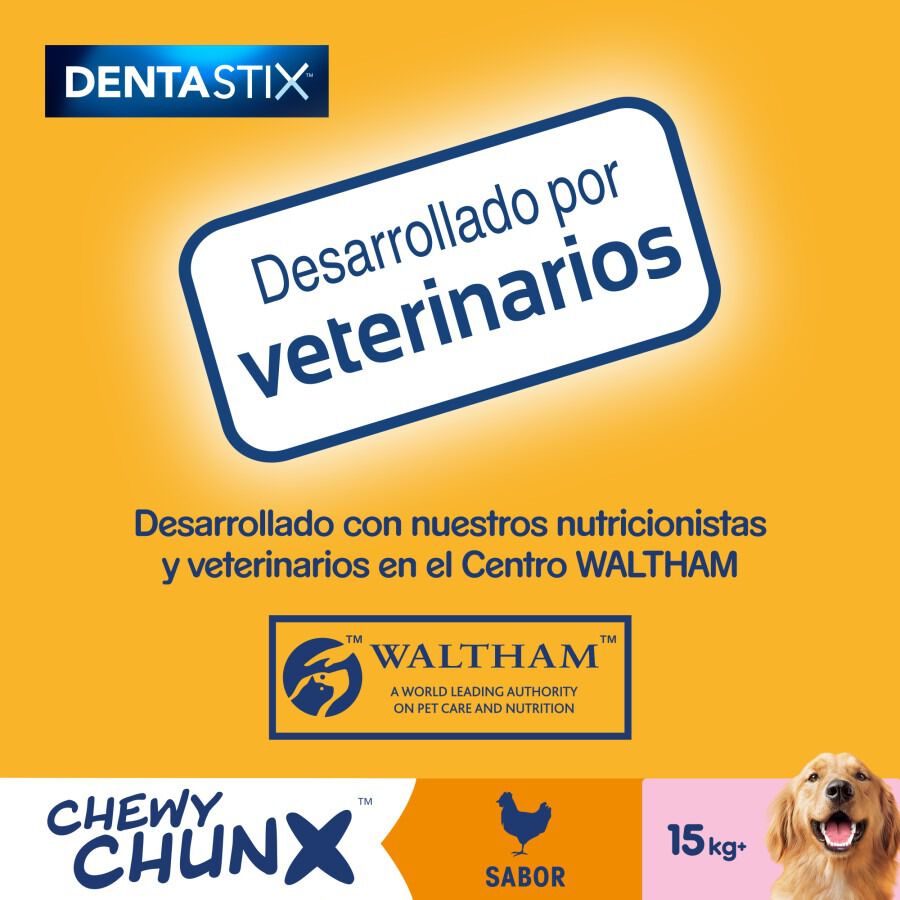 68 g Pedigree Dentastix Chewy Chunx Snacks Dent&aacute;rios Frango para C&atilde;es M&eacute;dios e Grandes, , large Imagem n&uacute;mero 8