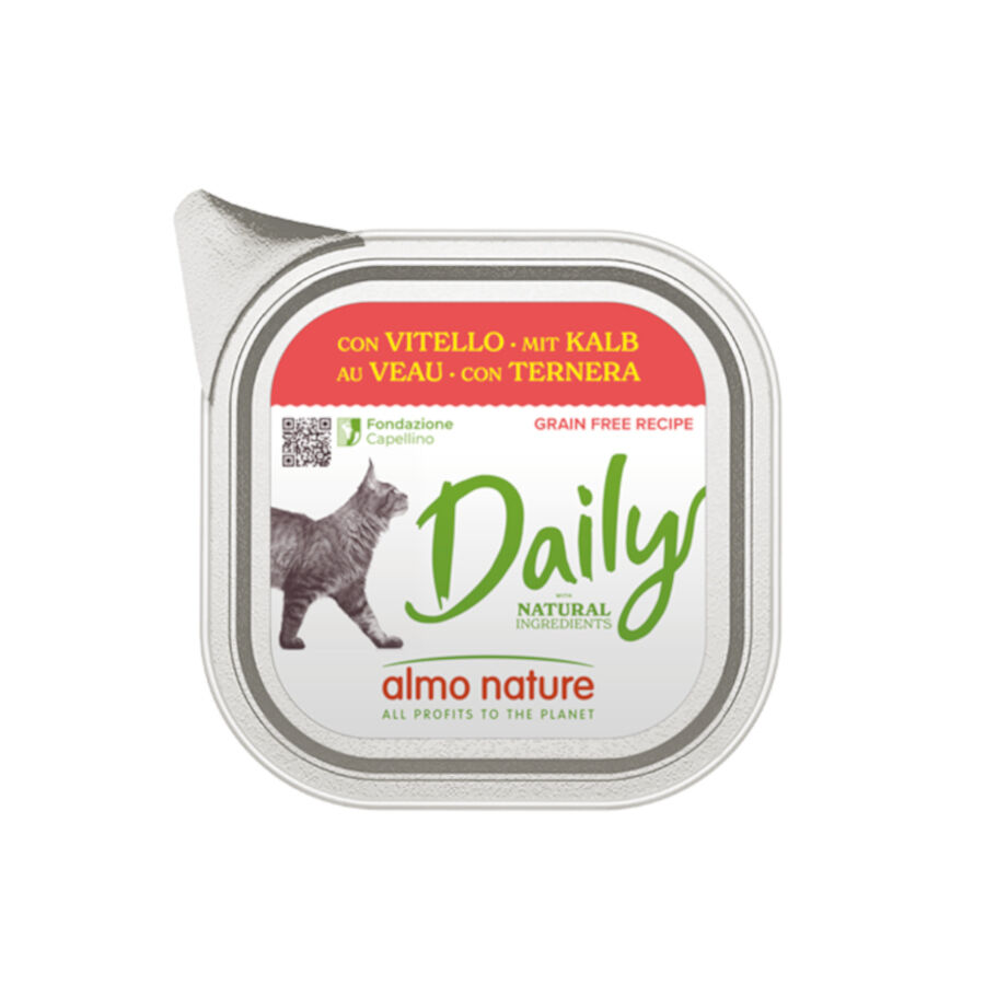 100 g Almo Nature Daily Grain Free Carne para Gatos, , large Imagem n&uacute;mero 1
