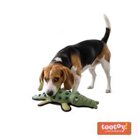 Tootoy! Comfort Brinquedo crocodilo resistente para c&atilde;es