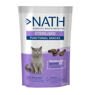 Nath Biscoitos Sterilised para gatos 