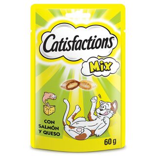Catisfactions Biscoitos Mix Salmão e Queijo para gatos