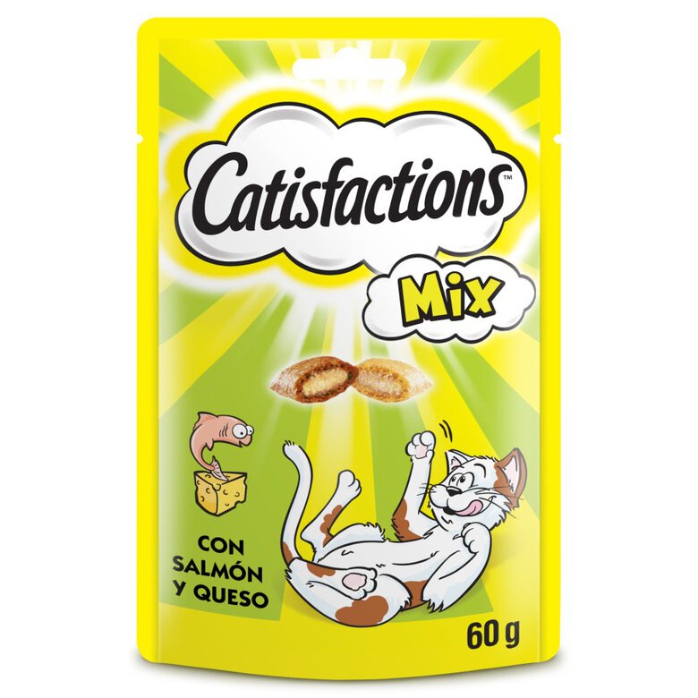 Catisfactions Biscoitos Mix Salmão e Queijo para gatos, , large image number null