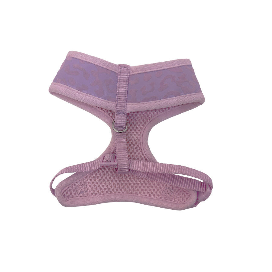 Gotoo Trela e arn&ecirc;s estampado animal rosa para gatos, , large Imagem n&uacute;mero 3