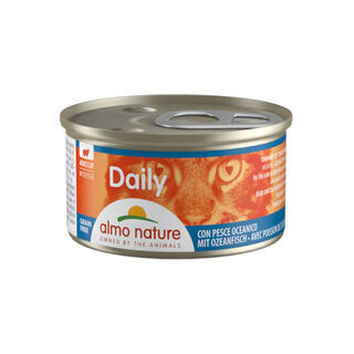 Almo Nature Daily Mousse de Peixe lata para gatos