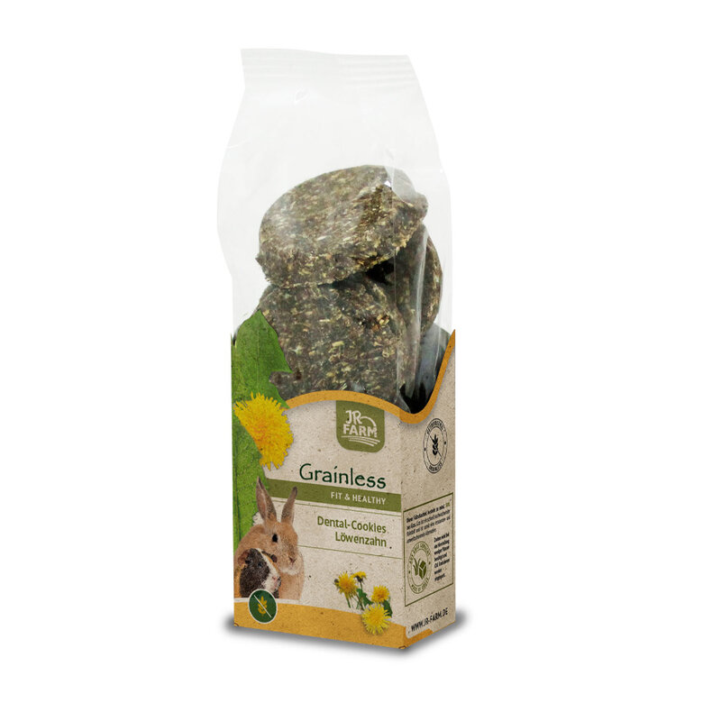 JR Farm Snacks Dentários Grainless Dente de Leão para roedores,  Imagem número 1 JR Farm Snacks Dentários Grainless Dente de Leão para roedores, , large Imagem número 1
