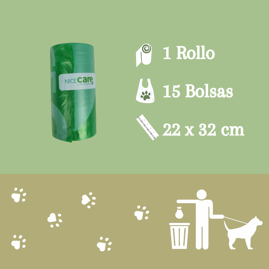 Nice Care Basic Rolo de sacos higi&eacute;nicos para c&atilde;es, , large Imagem n&uacute;mero 2