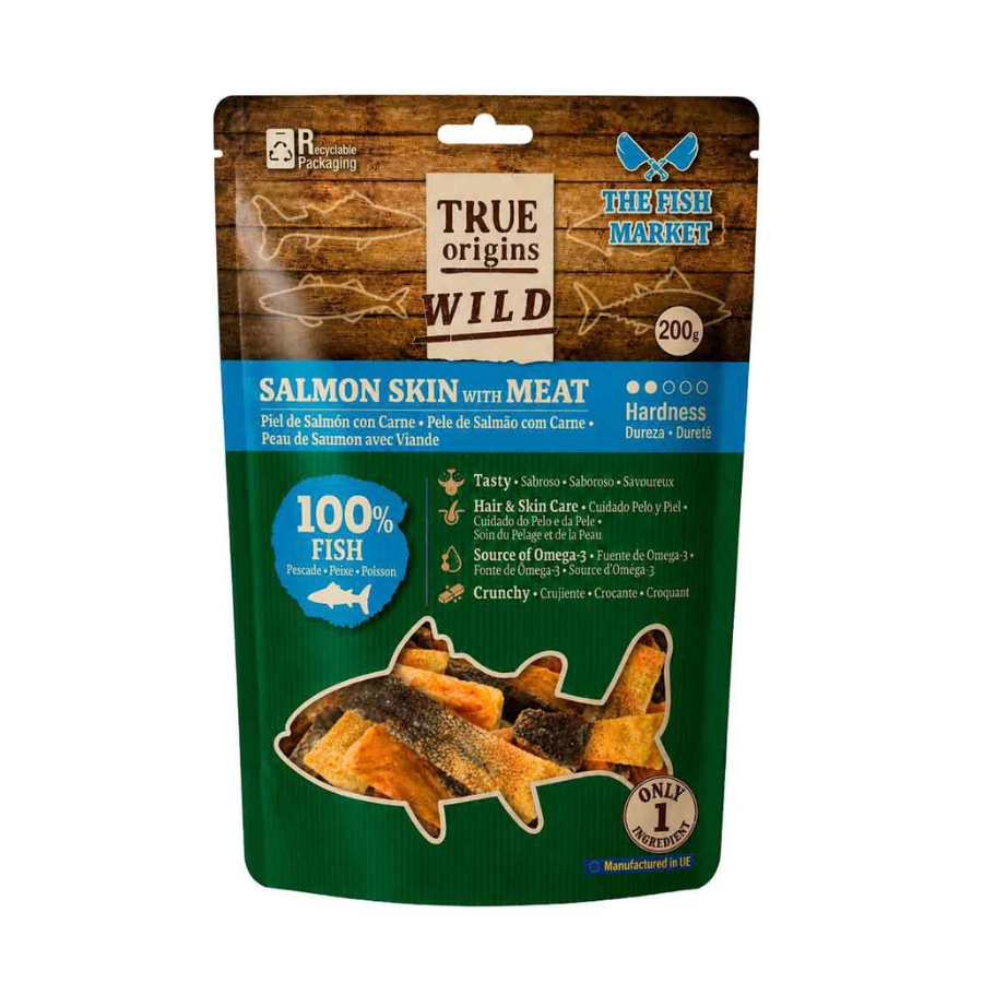 70 g True Origins Wild Pele de salm&atilde;o com carne Snack para c&atilde;es, , large Imagem n&uacute;mero 3