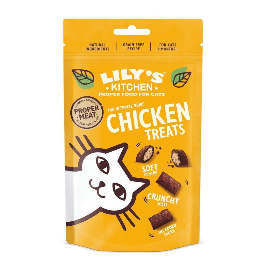 60 g Lily's Kitchen Biscoitos Frango para gatos, , large Imagem n&uacute;mero 1