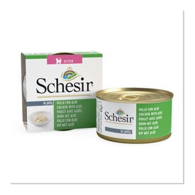 Schesir Kitten Frango com Aloé lata para gatos