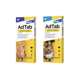AdTab Comprimidos mastigáveis antiparasitários para gatos