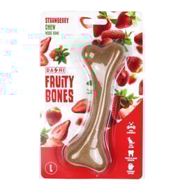 Dashi Fruity Bone Morango Osso Mastigável para Cães