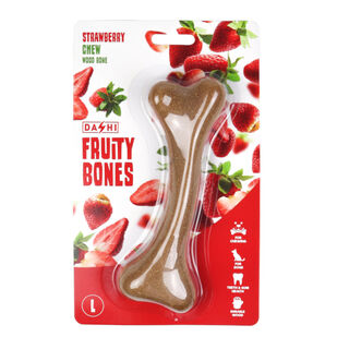 Dashi Fruity Bone Morango Osso Mastigável para Cães