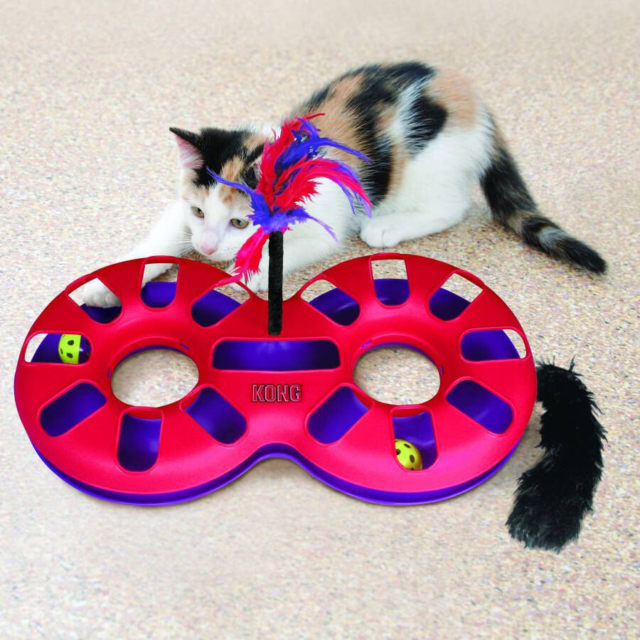 Kong Active Circuito T&uacute;nel com bolas para gatos , , large Imagem n&uacute;mero 2