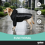 Gotoo Casaco Imperme&aacute;vel Refletor Preto para c&atilde;es, , large Indicador imagem n&uacute;mero 6