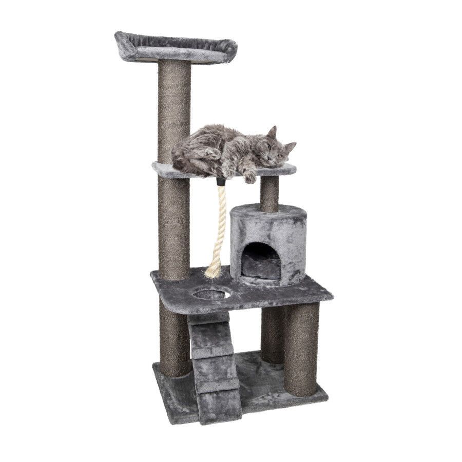Flamingo &Aacute;rvore arranhador Edan cinza para gatos, , large Imagem n&uacute;mero 1