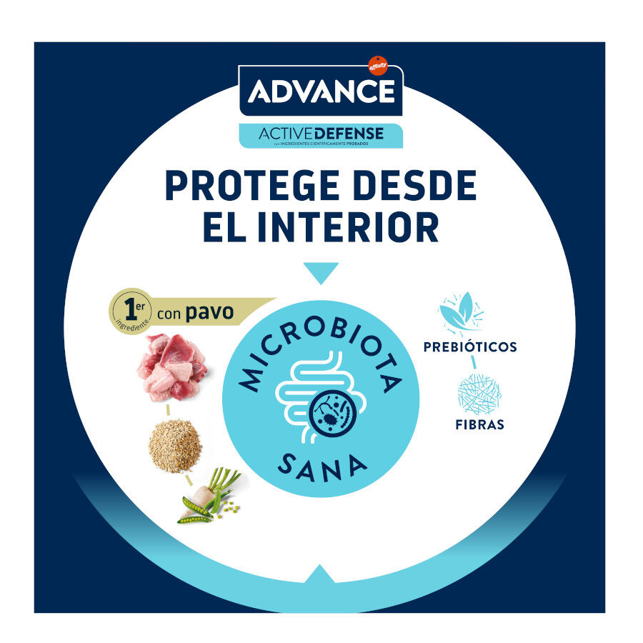 12 kg (10 + 2 gr&aacute;tis!) Advance Active Defense Adult Sterilized Peru e Cevada ra&ccedil;&atilde;o para gatos, , large Imagem n&uacute;mero 5