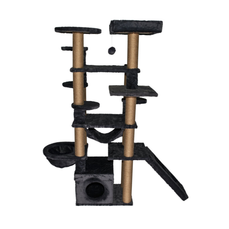 Catshion Roma Árvore Arranhador Grande Cinzento para gatos,  Imagem número 1 Catshion Roma Árvore Arranhador Grande Cinzento para gatos, , large Imagem número 1