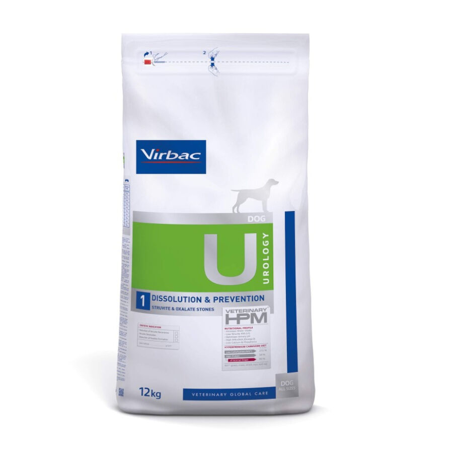 2 x 12 kg Virbac Urology Dissolution Prevention HPM ra&ccedil;&atilde;o para c&atilde;es Pack poupan&ccedil;a!, , large Imagem n&uacute;mero 1