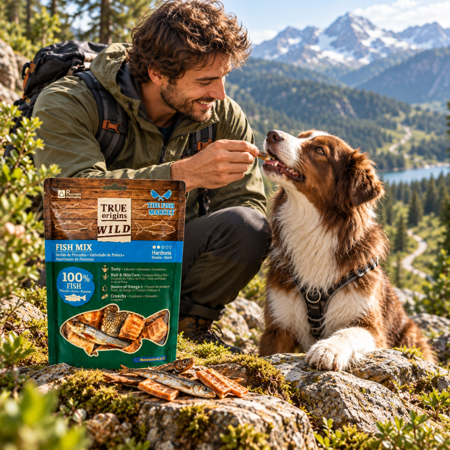 70 g True Origins Snack de Sele&ccedil;&atilde;o de Peixes para c&atilde;es, , large Imagem n&uacute;mero 1