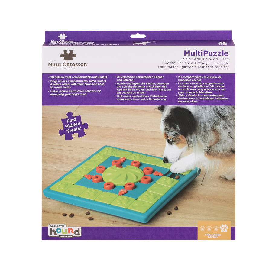 Outward Hound Nina Ottosson Multi Puzzle de Intelig&ecirc;ncia para c&atilde;es, , large Imagem n&uacute;mero 7
