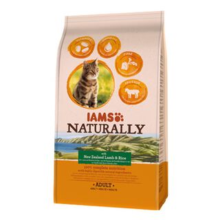 IAMS Adult Naturally Cordeiro ração para gatos