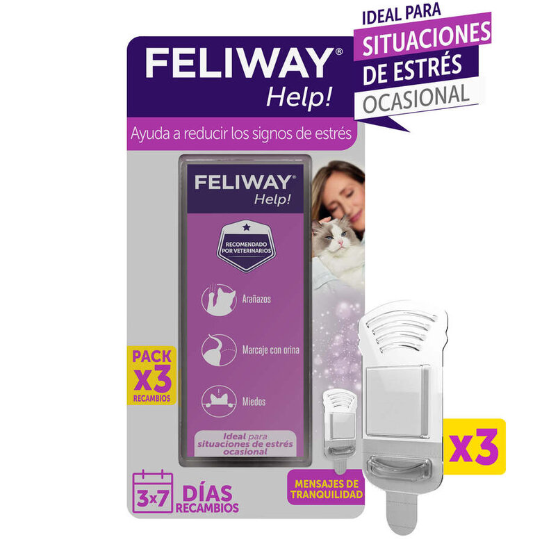 Ceva Feliway Help Difusor e Recarga Suplemento Relaxante, , large image number null