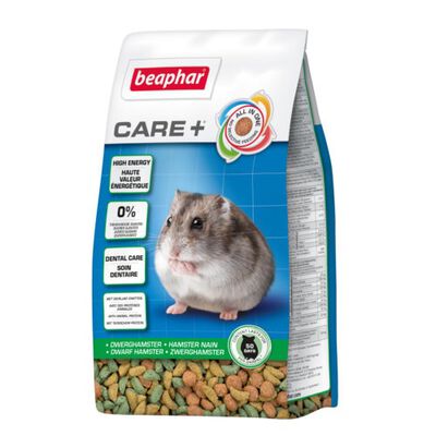 Biophar Care + ração de hamster anão super premium