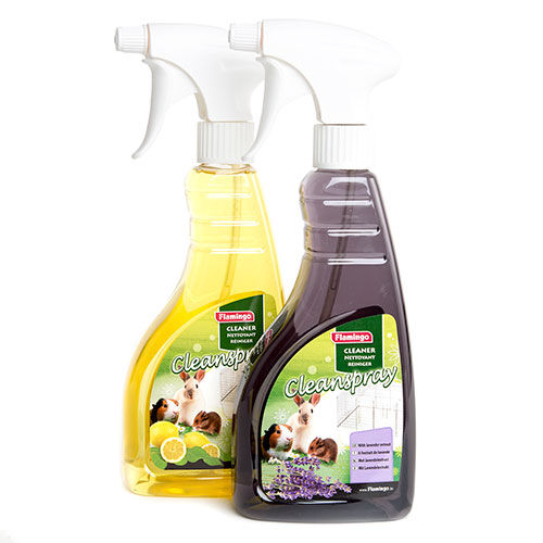 Flamingo Clean Spray limpiador de jaulas aroma Imagem n&uacute;mero 1
