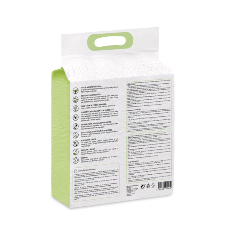 6 L Happy Meow Natural Tofu Aglomerante Chá Verde para gatos,  Imagem número 5 6 L Happy Meow Natural Tofu Aglomerante Chá Verde para gatos, , large Imagem número 5
