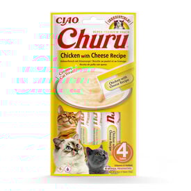 Churu Snack Cremoso de Frango e Queijo para gatos - Multipack 12