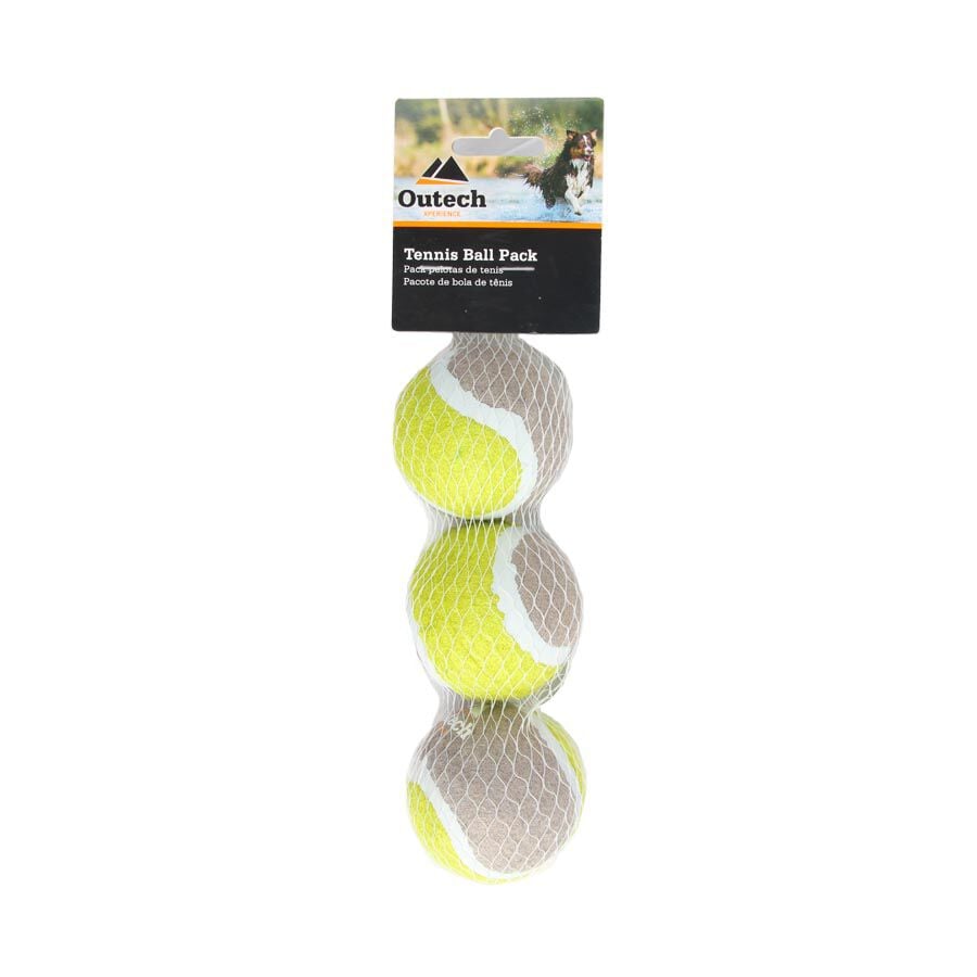 Pack x 3 pelotas de tenis Outech para perro Imagem n&uacute;mero 1