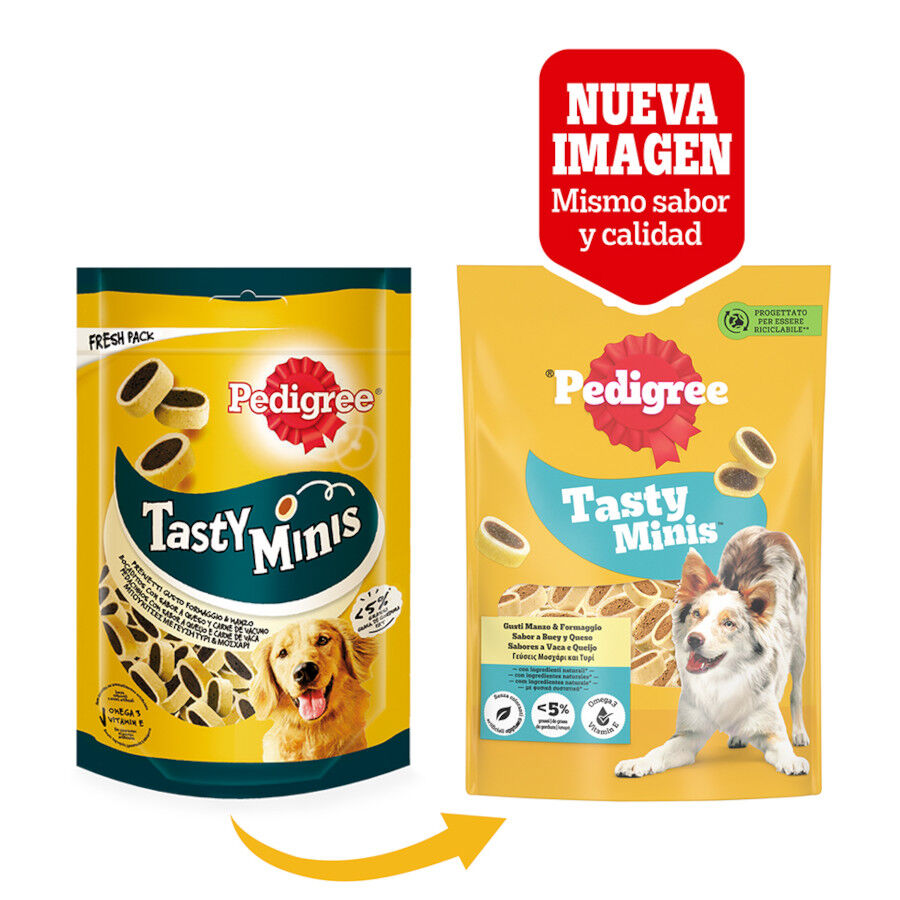 140 g Pedigree Tasty Mini Snacks Sabor Queijo e Boi para C&atilde;es, , large Imagem n&uacute;mero 2