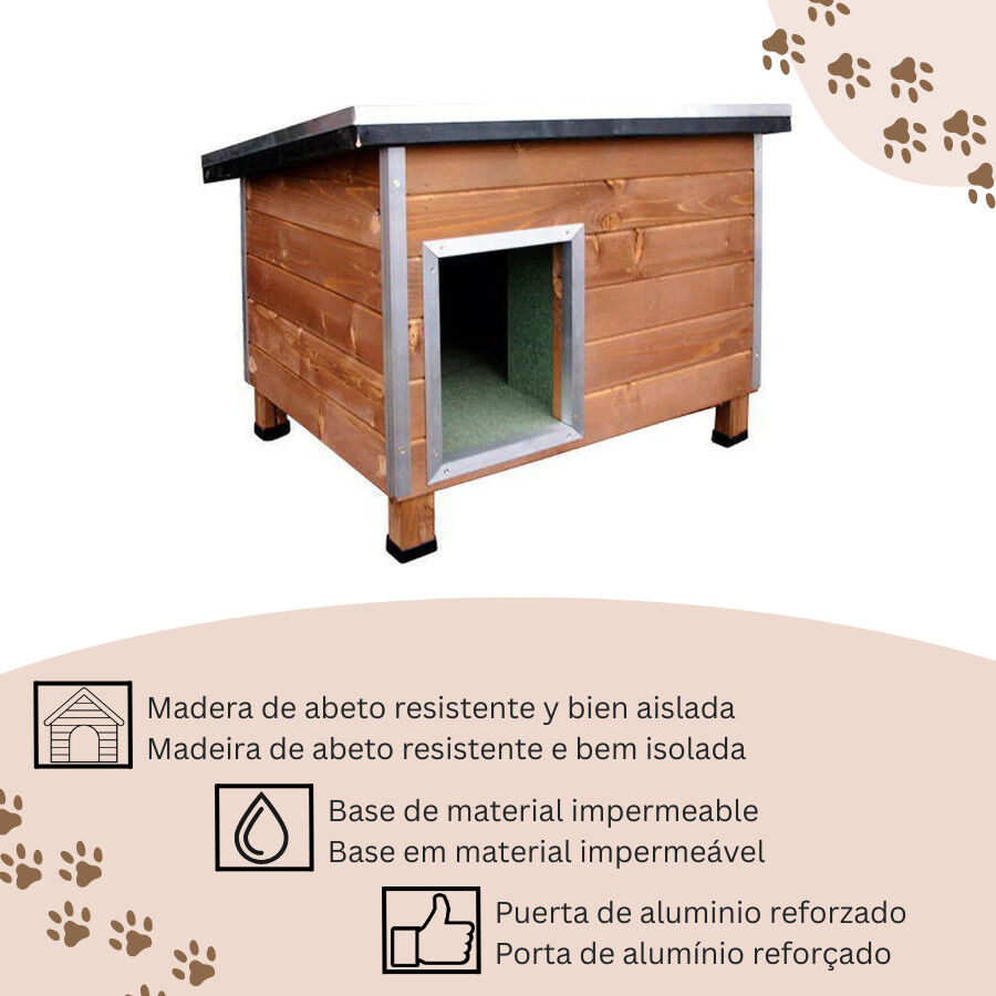 TK-Pet Nevada Casota de Madeira para c&atilde;es, , large Imagem n&uacute;mero 4