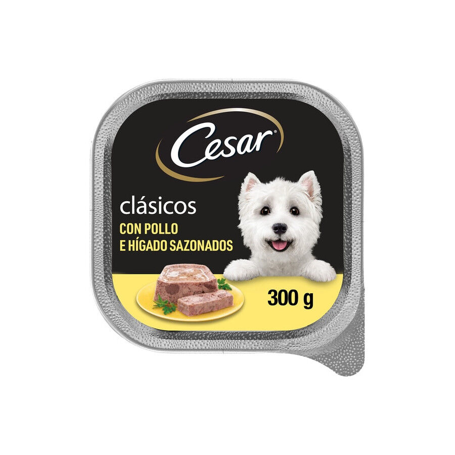 300 g Cesar Frango e F&iacute;gado Terrina em Geleia para C&atilde;es, , large Imagem n&uacute;mero 1