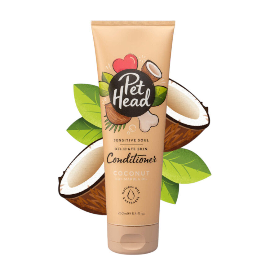 Pet Head Condicionador coco para peles sens&iacute;veis para c&atilde;es 300ml, , large Imagem n&uacute;mero 1