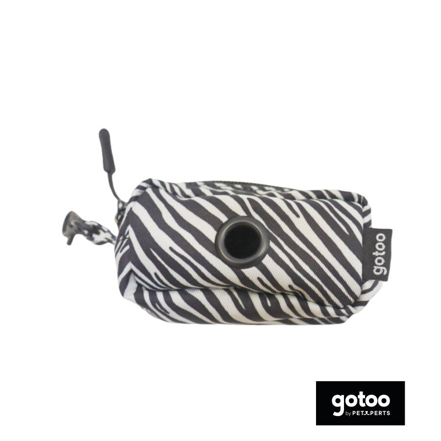 Gotoo Porta sacos estampado zebra para c&atilde;es, , large Imagem n&uacute;mero 2
