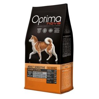 Optima Nova Adult Sensitive Salmão ração para cães