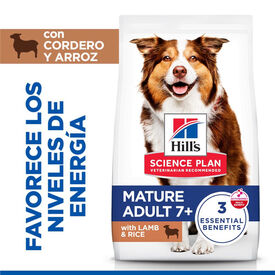 Hill's Science Plan Mature Adult Medium Ração de cordeiros e arroz para cães de raças médias